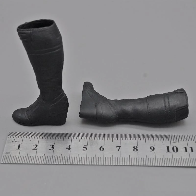 Hottoys Scale 1/6th Fashion Trendy Long Tube Boots Shoes For Mostly Doll Figures Collectable