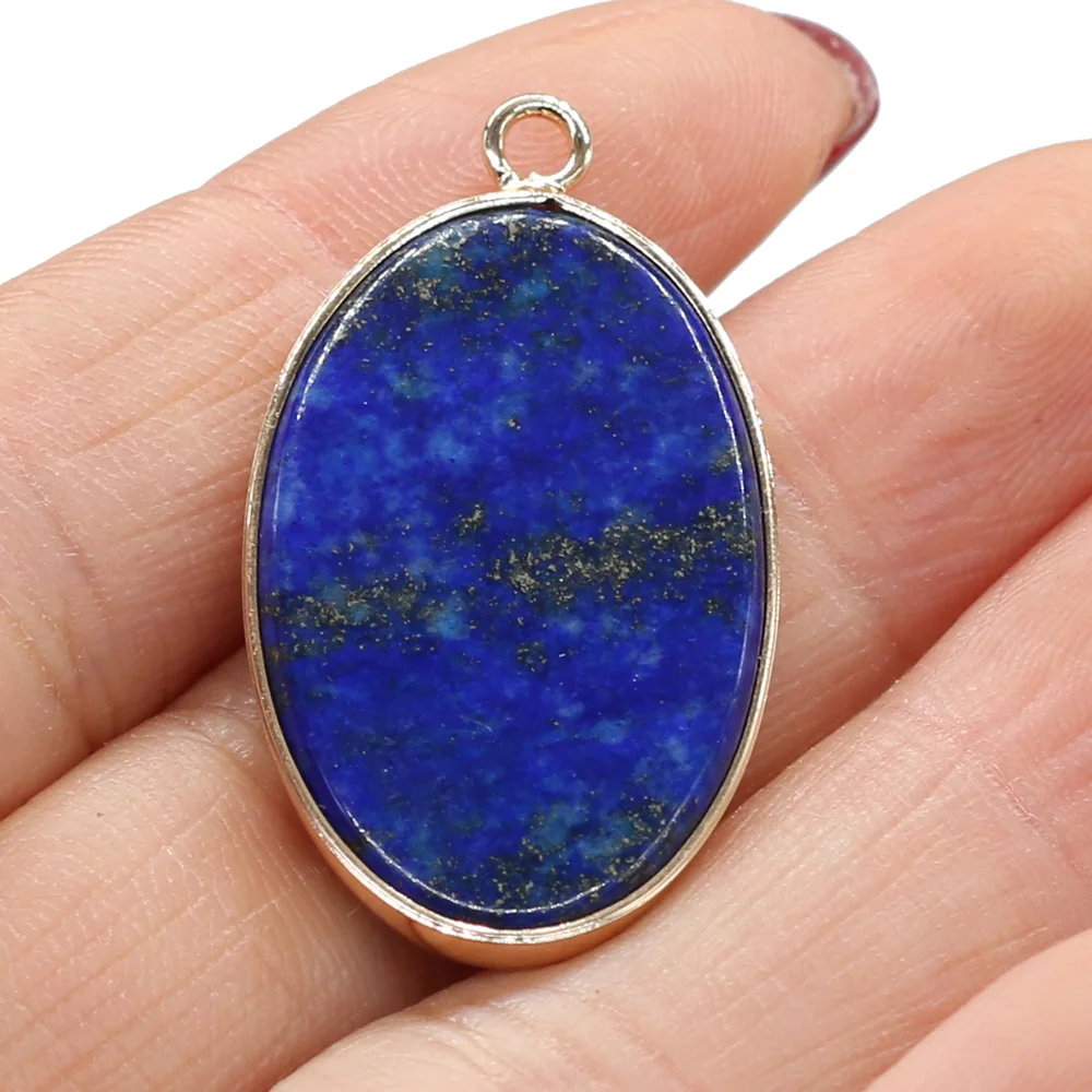 1pcs Natural Stone Lapis Lazuli Charms Pendants Water Drop Shape for DIY Jewelry Making Nacklace Accessories Women Gift