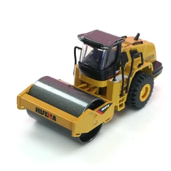 HUI NA 7715 1:50 Diecast Metal Road Roller Model Construction Toy Vehicle Toys for Boys Birthday Gift For Car Collection