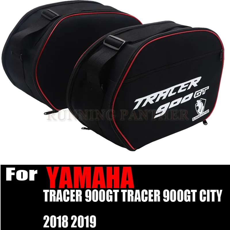 

Для YAMAHA TRACER 900GT TRACER 900GT CITY 2018 2019, мотоциклетные сумки, черные расширяемые внутренние сумки, сумки PANNIER LINER BAGS