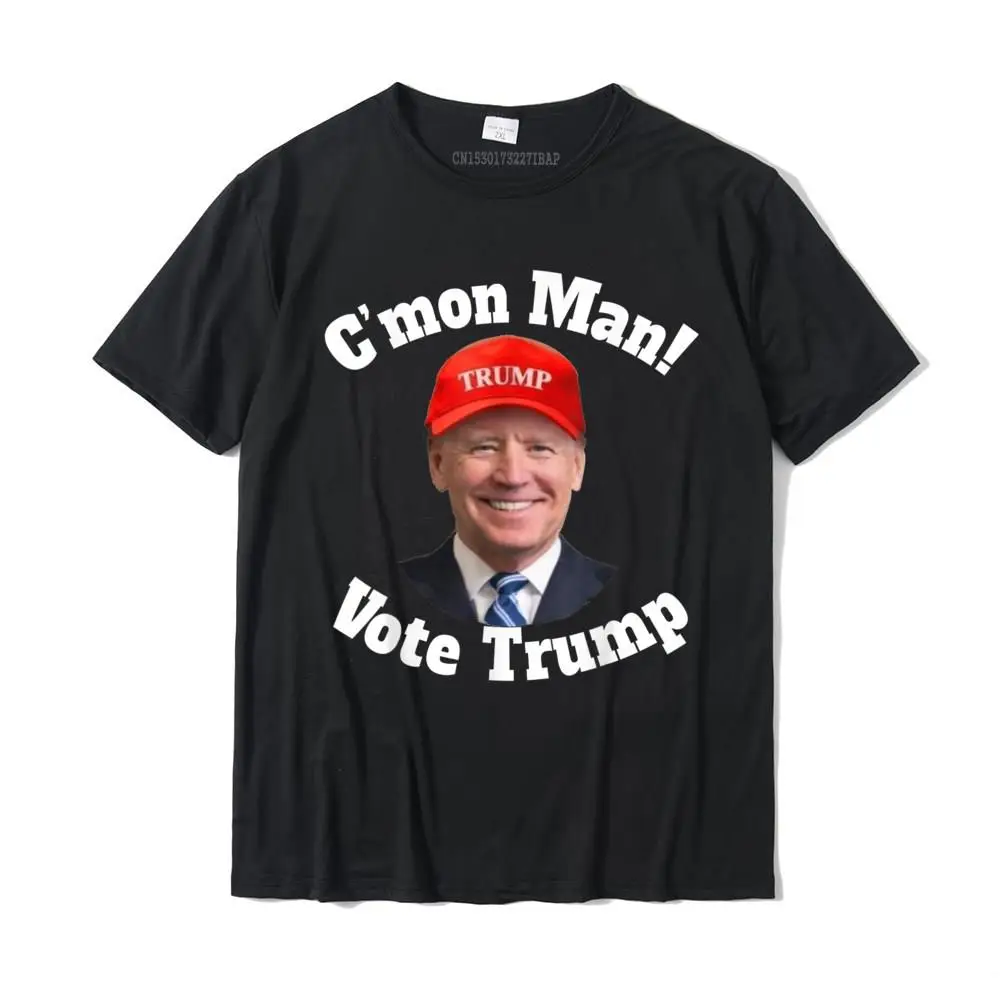 C'mon Man! Pro Trump Biden Votes Trump Halloween T-Shirt T Shirt Graphic Personalized Cotton Men Top T-Shirts Personalized