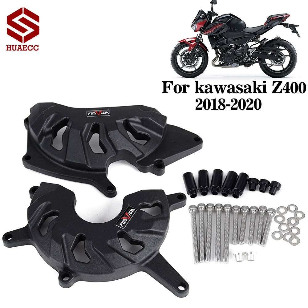 

For Kawasaki Ninja 400 Z400 2018-2020 Motorcycle Engine Protective Cover Fairing Guard Sliders Crash Pad