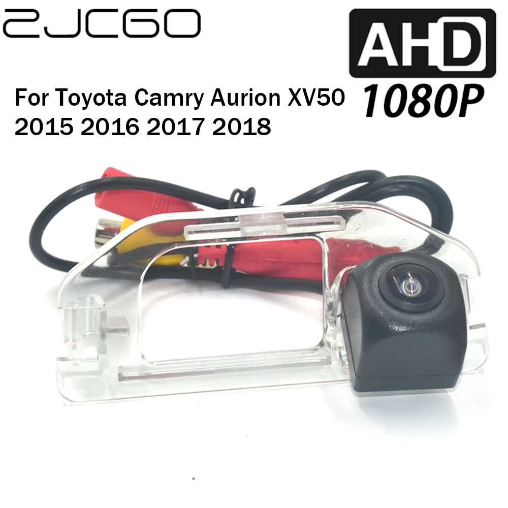 

ZJCGO Car Rear View Reverse Backup Parking AHD 1080P Camera for Toyota Camry Aurion XV50 2015 2016 2017 2018