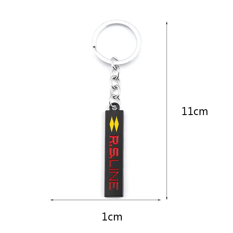 RS Line Car Keychain Key Chain Ring Keyring Key Holder for Renault Arkana Megane Clio Scenic laguna Logan Koleos Sandero Safrane