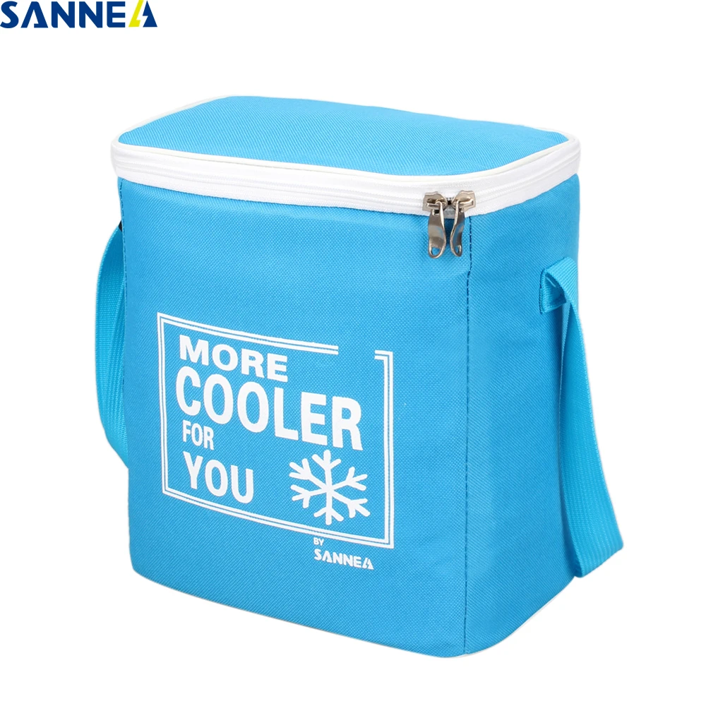 

SANNE 8L Waterproof Insulated Thermal Bag Solid Color Cooler Bag Thermal Portable Insulated Lunch Bag Can Carry Food and Drink