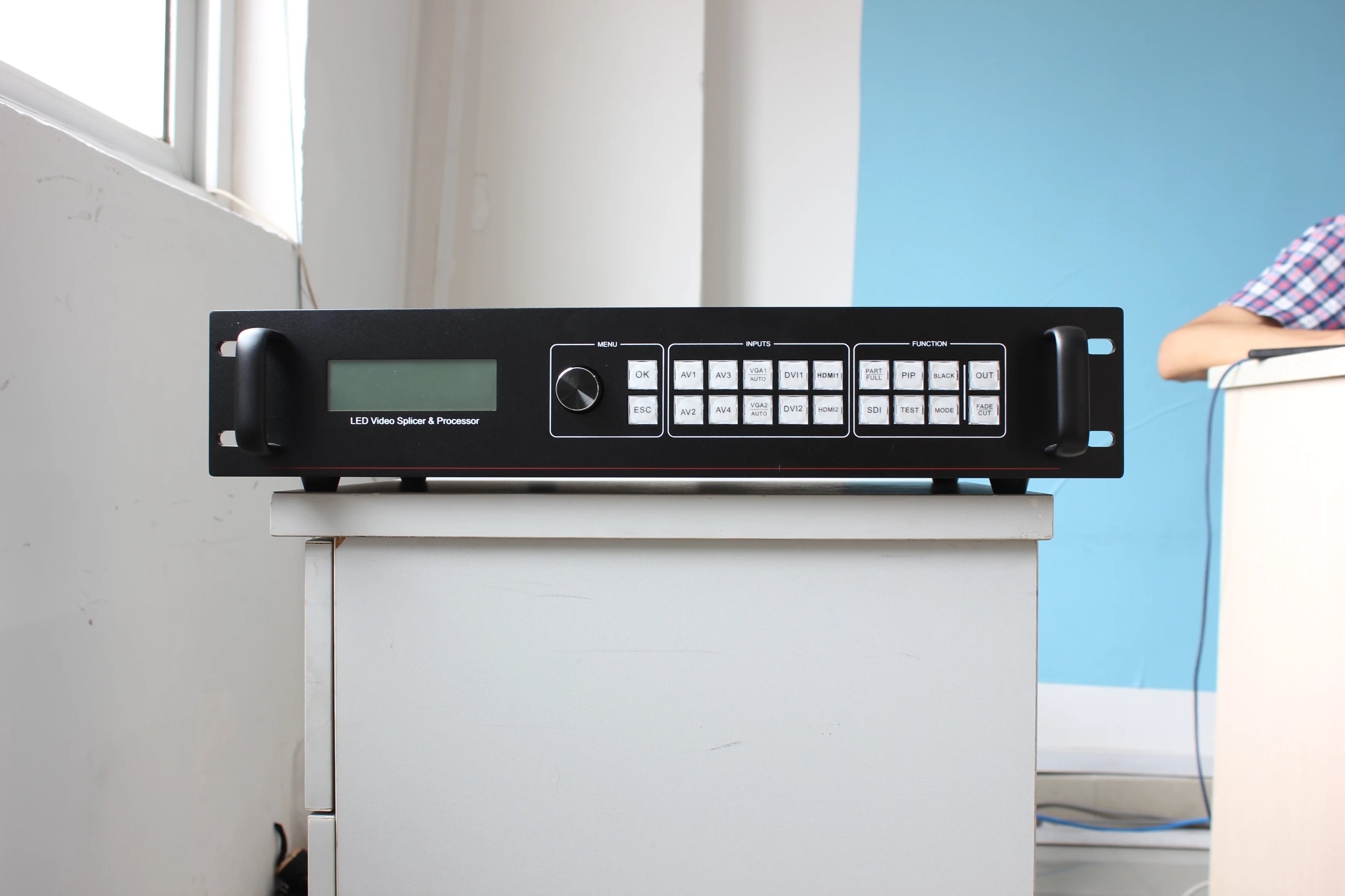 Sdi Video Multi Venster Splicer Video Processor SC358 SC358S Ondersteuning 4 Verzenden Kaart Voor Led Groot Scherm