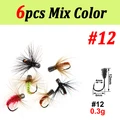 6 piezas de tamaño mixto 12
