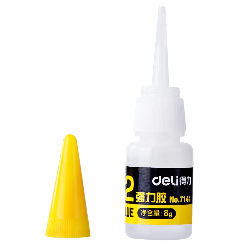 Instant Quick-drying Cyanoacrylate Adhesive Strong Bond Fast Leather Rubber Metal 8g Office Supplies 502 Super Glue