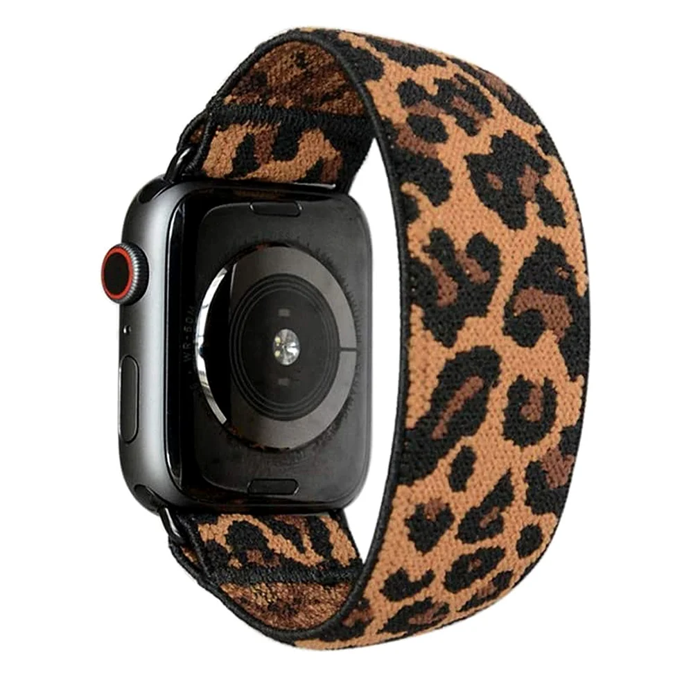 Scrunchie Strap for Apple watch band 40mm 44mm Elastic belt correas solo loop bracelet iWatch band 38mm 42mm series 3 4 5 se 6