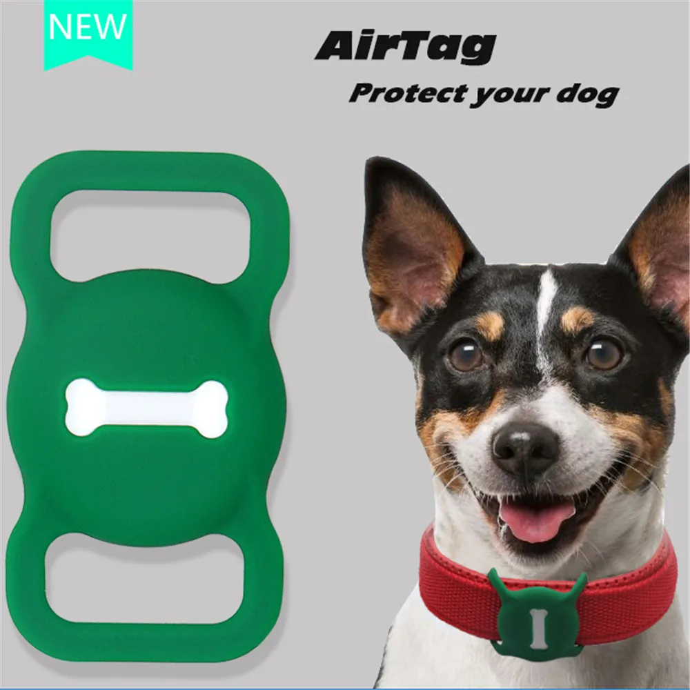 Pet Collar for Apple Airtag Dog Cat Strap Adjustable Sleeve Suitable Air Tags Anti-Scratch Protective Cover For Airtags Case