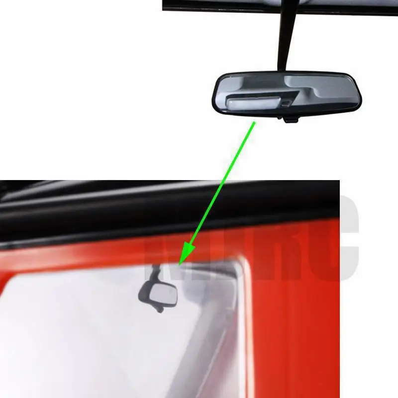 Simulation Plastic Rearview Mirror For 1/10 RC Crawler Car Scx10 90046 RC4WD TAMIYA Trax TRX4 Bronco D90 D110 Axial