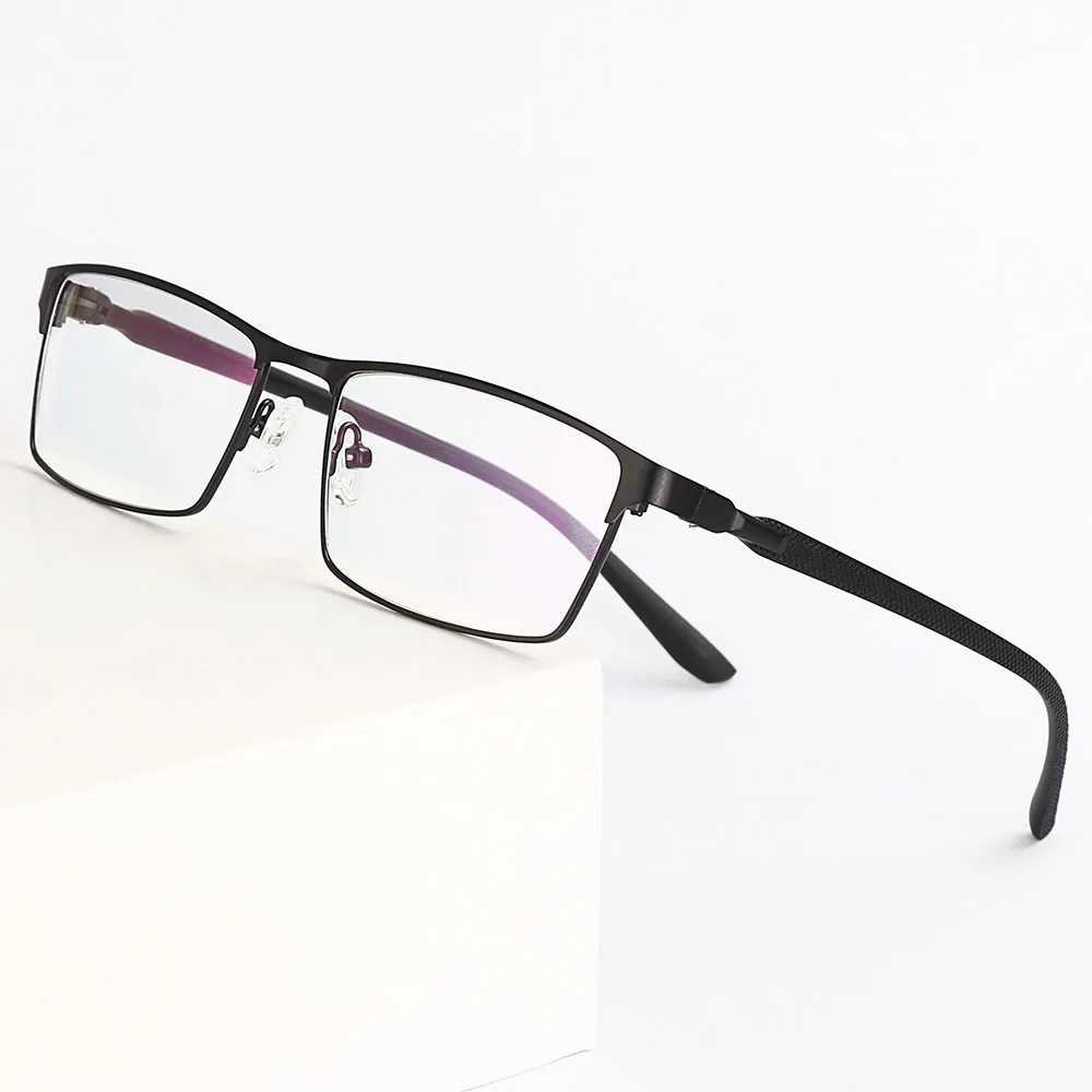 

Titanium Alloy Glasses Frame Men Square Eyewear 2019 Male Classic Full Optical Prescription Eyeglasses Frames Gafas Oculos