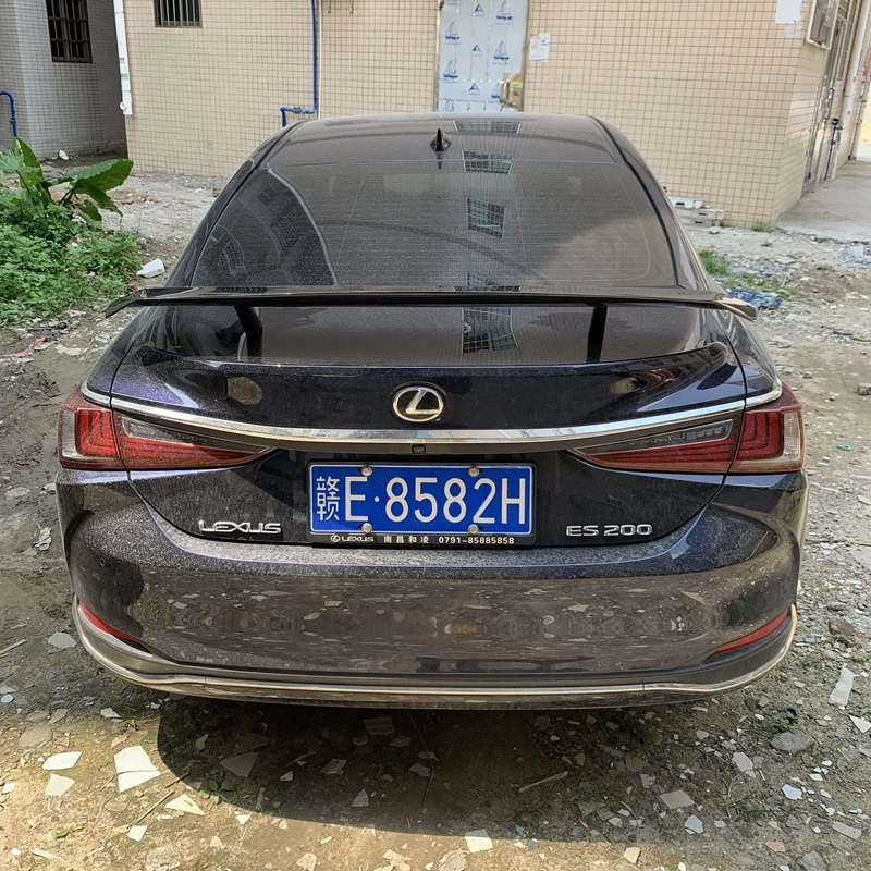 for Lexus ES260 ES300 ES200 carbon fiber  FRP material car tail GT style rear spoiler