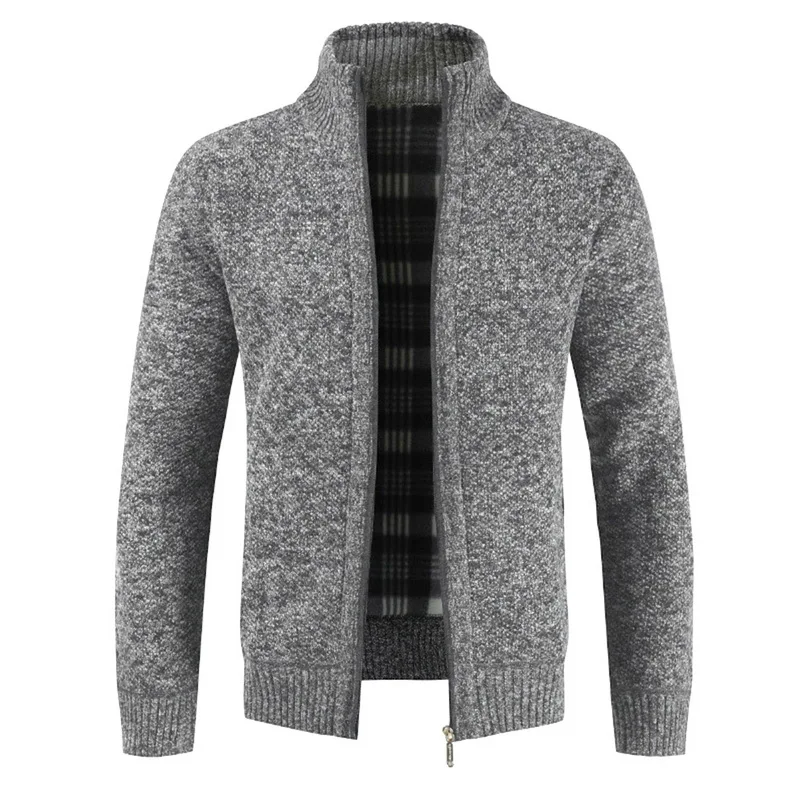 

Men Autumn Thick New Fashion Business Casual Sweater Cardigan Men Brand Slim Fit Knitwear Outwear Warm Winter Cardigan Sweater