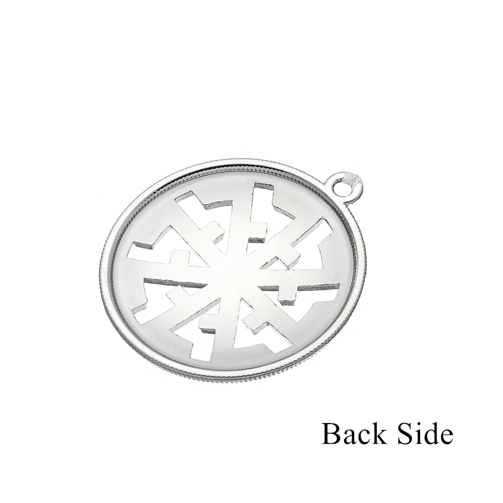Dawapara Slawisches Kolovrat-Symbol Anhänger Klassische Ethnische Vintage DIY Charms für Frauen Zubehör Metallanhänger Schmuck – Detail 8