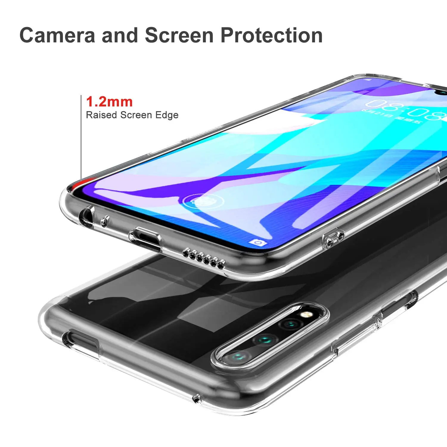 Transparent Mobile Phone Funda for Huawei Y9S P Samrt Pro 2019 Case Cover Ultrathin Soft TPU 360 Clear Shockproof PSmart Y9 S