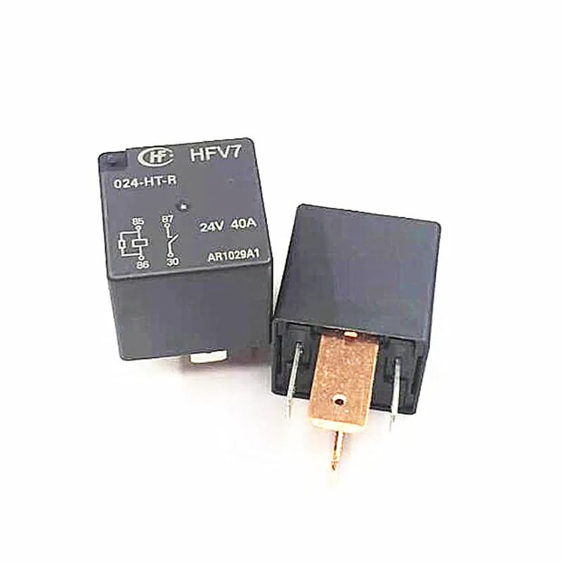 

HOT NEW relay HFV7 024-HT-R HFV7 024-HT-R HFV7 024-HT-R 24VDC DC24V 24V 40A 4PIN auto relay