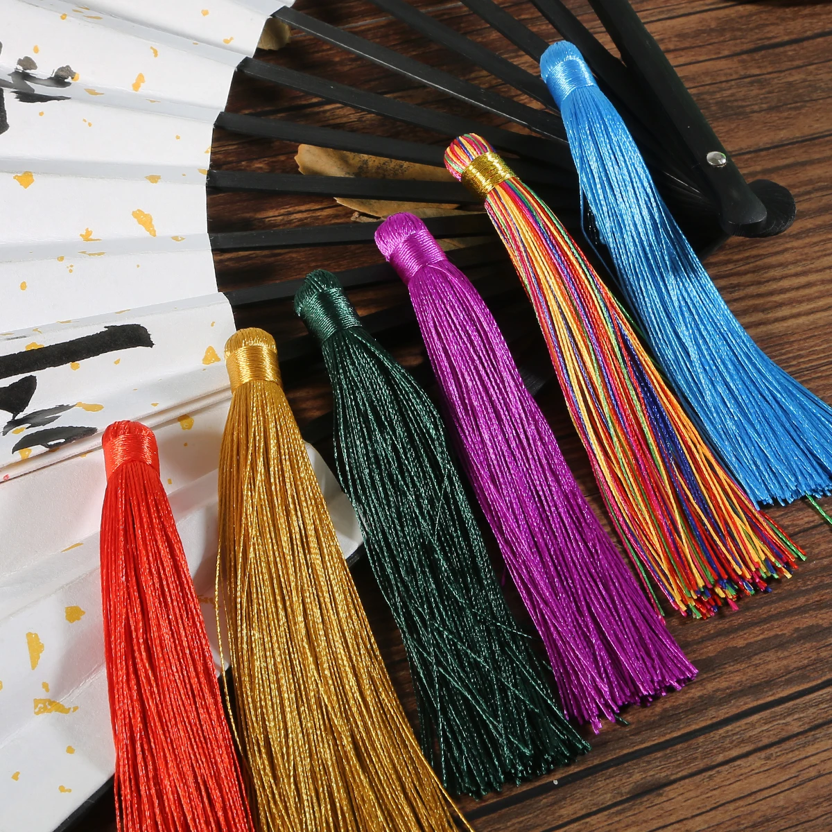 1pcs 12cm Multicolor Cotton Silk Tassel Mixed Tassel Hanging For DIY Crafts Curtain Tassels Decoration Jewelry Accessories