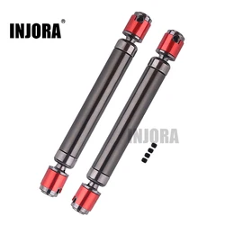 INJORA Metal CVD Drive Shaft 110-150mm for 1/10 RC Rock Crawler Car Axial SCX10 90046 Upgrade Part