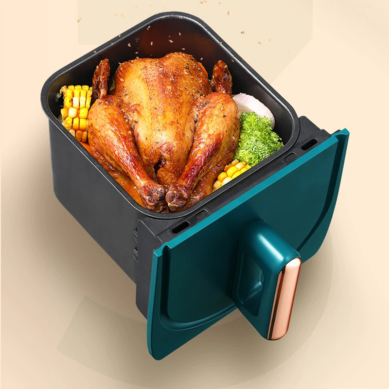 Q5 مقلاة الهواء متعددة الوظائف المنزلية سعة كبيرة 3L مقلاة كهربائية خالية من الزيت 1400 واط جهاز قلي أصابع البطاطس