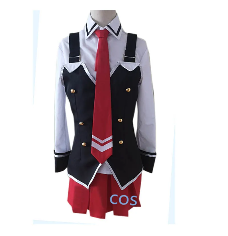 

New Bible Black Imari Kurumi JK Uniform School Girls Uniform Costume Cosplay Women Full Set