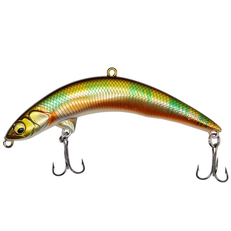 Angelköder, gebogener, sterbender Fisch, hängende Bleistiftköder, 6 g, Topwater, künstliche Elritze, harter Köder, 1 Stück, Ausverkauf – Detail 5