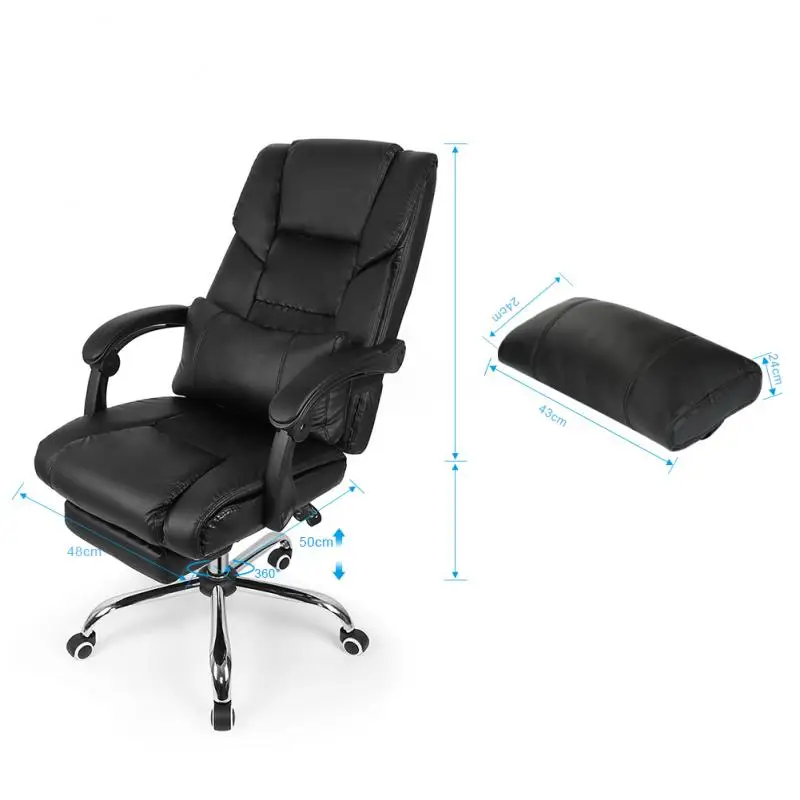 High Quality Office Boss Chair Ergonomic Computer Gaming Chair Household Armchair Reclining Chair With Footrest