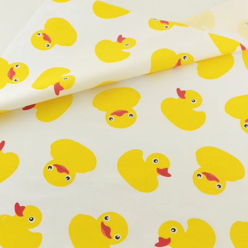 Booksew Lovely Little Yellow Ducks Designs Quilting Patchwork Twill Textile Sewing Crafts 100% Cotton Fabric Bedding Tela