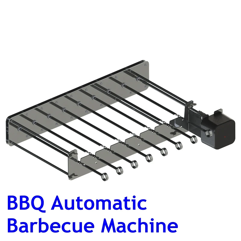 Automatic Rotating Grill Charcoal Stainless Steel Grill Barbecue Smokeless Electric Barbecue BBQ Automatic Barbecue Machine