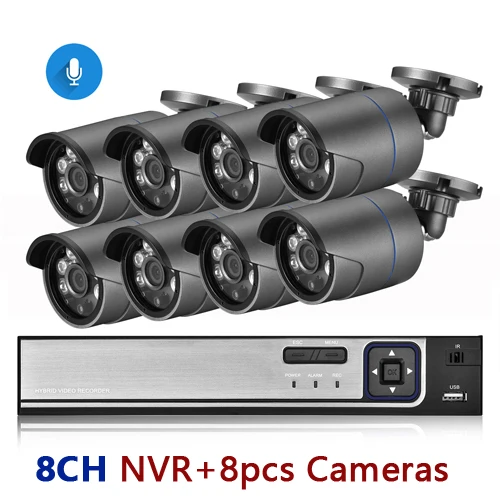 8CH NVR and 8 Camera