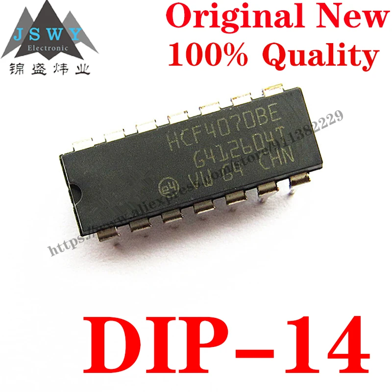 

10 ~ 100 шт. HCF4070BE DIP-14 полупроводниковый логический IC-чип для логического ворота с модулем arduino Бесплатная доставка HCF4070BE