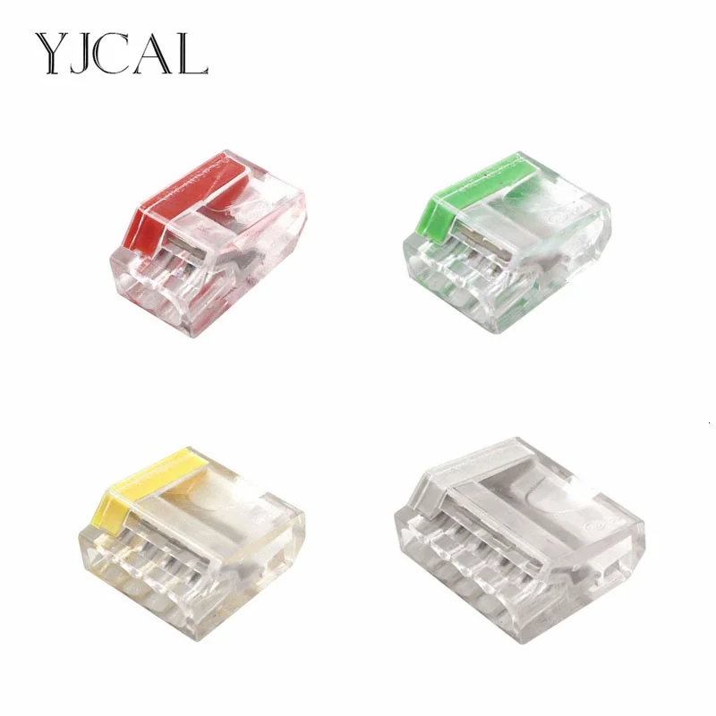 Universal Compact Fiação Condutor, Push-in Terminal Bloco, LED Conector, Fio Conector, Mini Conectores Rápidos, 252, 253, 254, 255