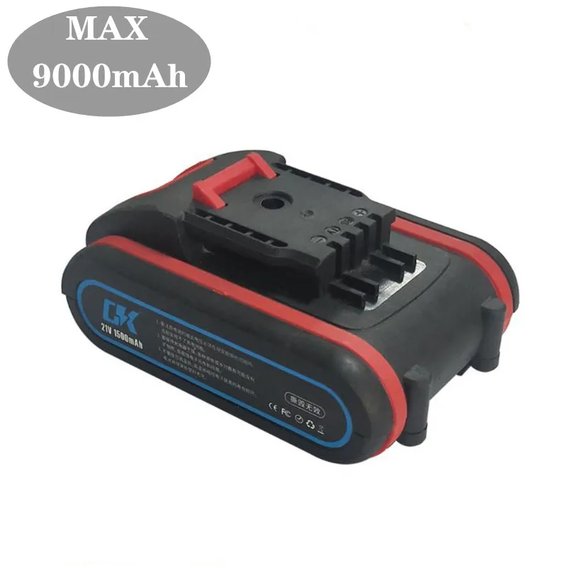 

9000 mAh Large-capacity Lithium Battery 21V Electric Screwdriver Supporting Battery Power Saw And Hand Drill Special Battery