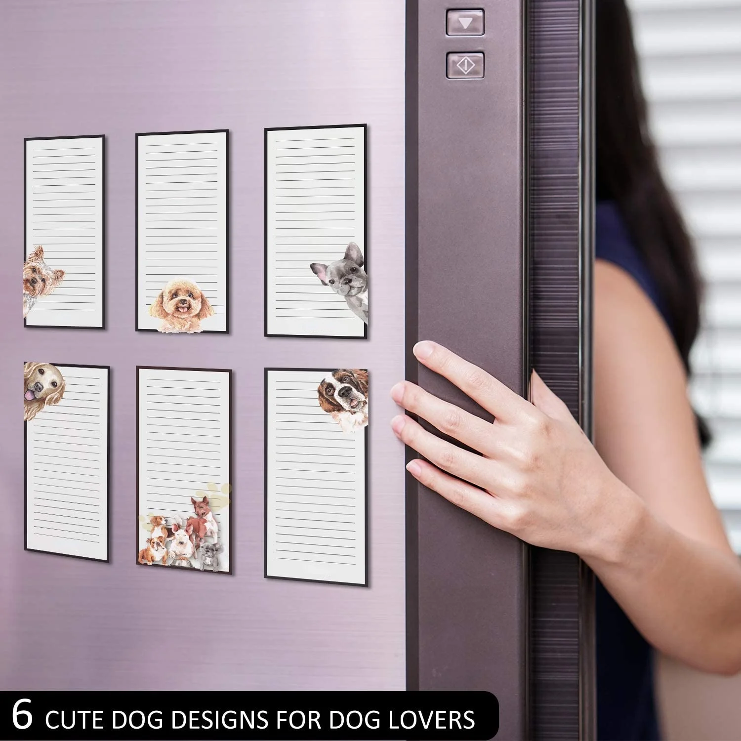 Dry-erase Magnetic Fridge Notepad Refrigerator Magnets Cat Dog Small Magnetic White Board Memo Pad Reminder Planner Sheet Marker