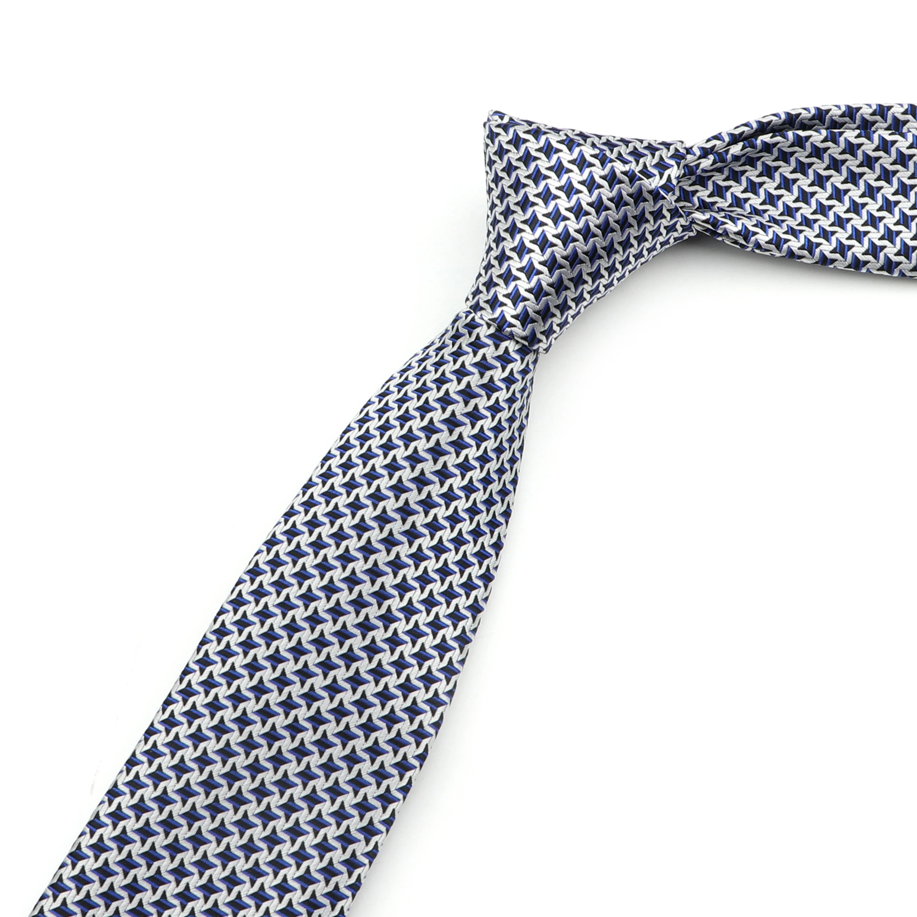 Mens 7 centimetri Magro Cravatta Poliestere di lusso Del Collare Del Plaid Per La Cerimonia Nuziale Del Partito Jacquard Corbatas Para Hombre Designer Cravatta Polka Dot