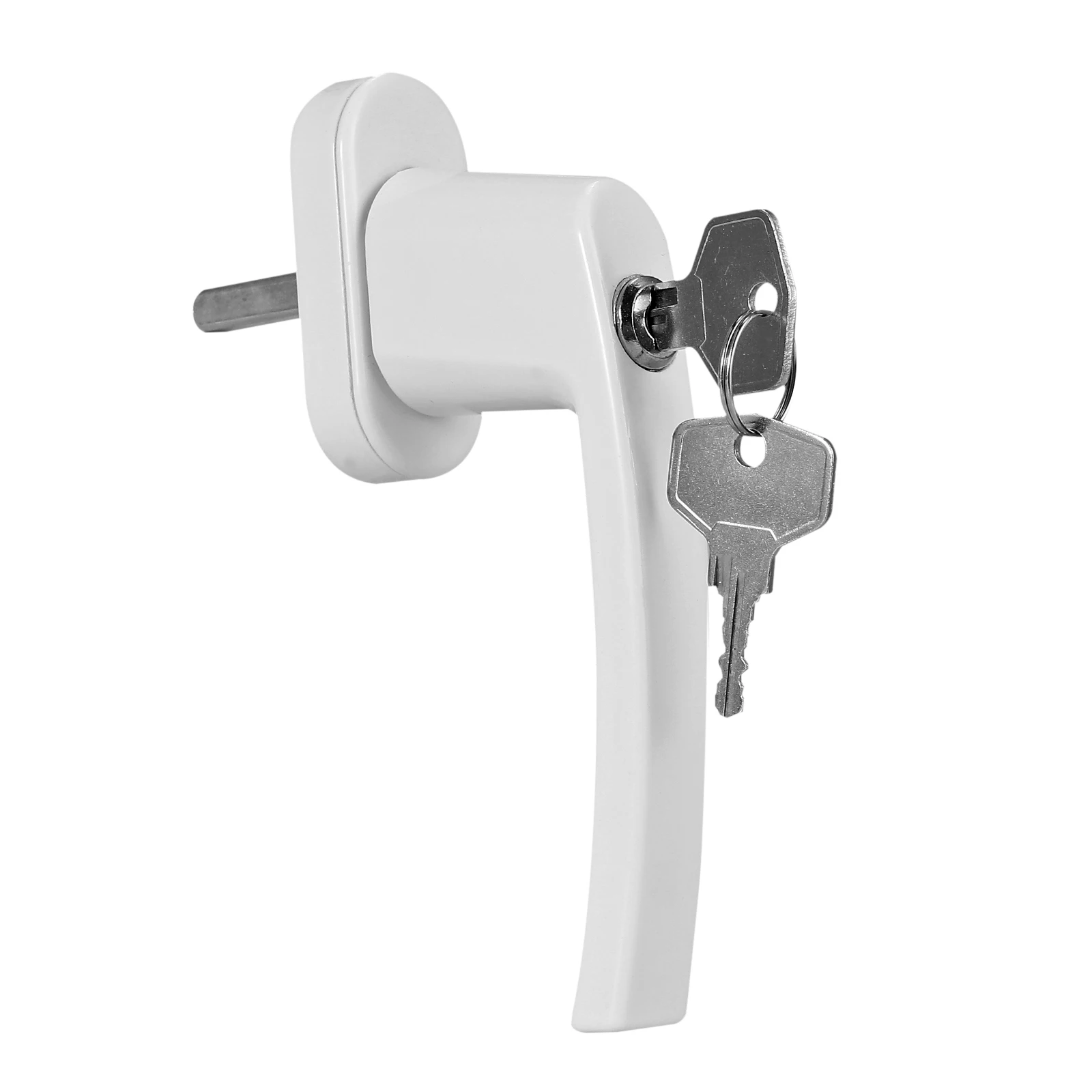JUSTOOL 8PCS Windows Handle ล็อคอลูมิเนียมล็อคหน้าต่างจับคีย์ชุดสำหรับทั่วไป Windows และระเบียงประตู