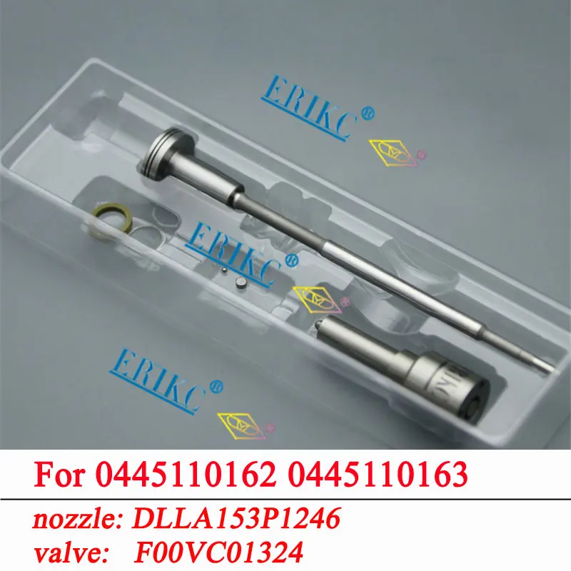 

0445110162 Diesel Injector Overhaul Repair Kits Nozzle DLLA153P1246 0433171788 Valve F00VC01324 For Bosch Sprayer 0445110163