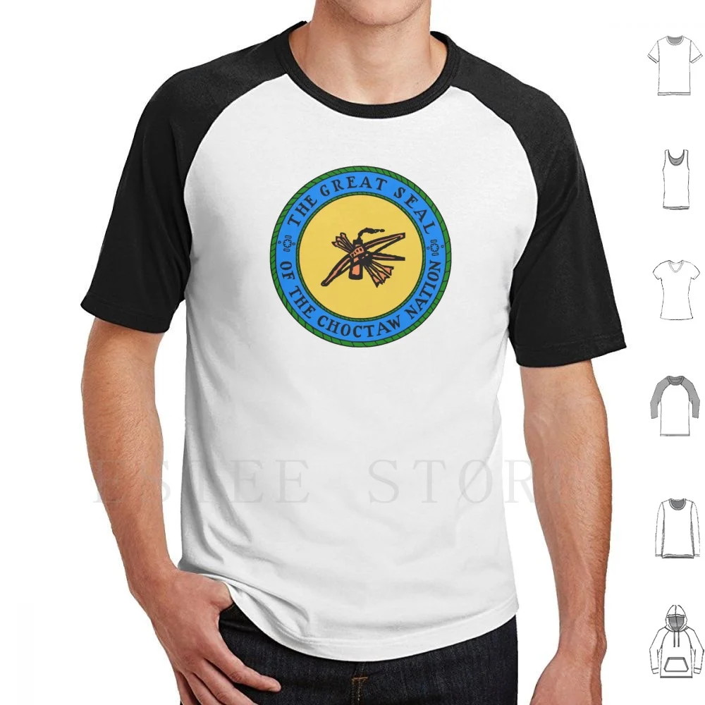 The Great Seal Of The Choctaw Nation T Shirt Men Cotton 6xl Native Choctaw Aboriginal Tribe Tribal Pride First Americans Pop