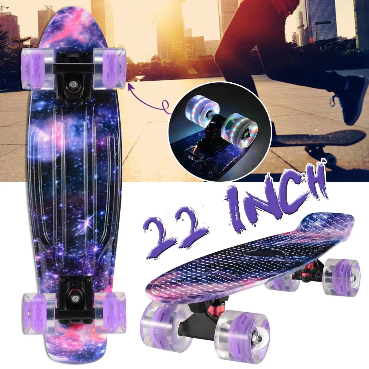 22 inch Skateboard Cruiser Board Board 22