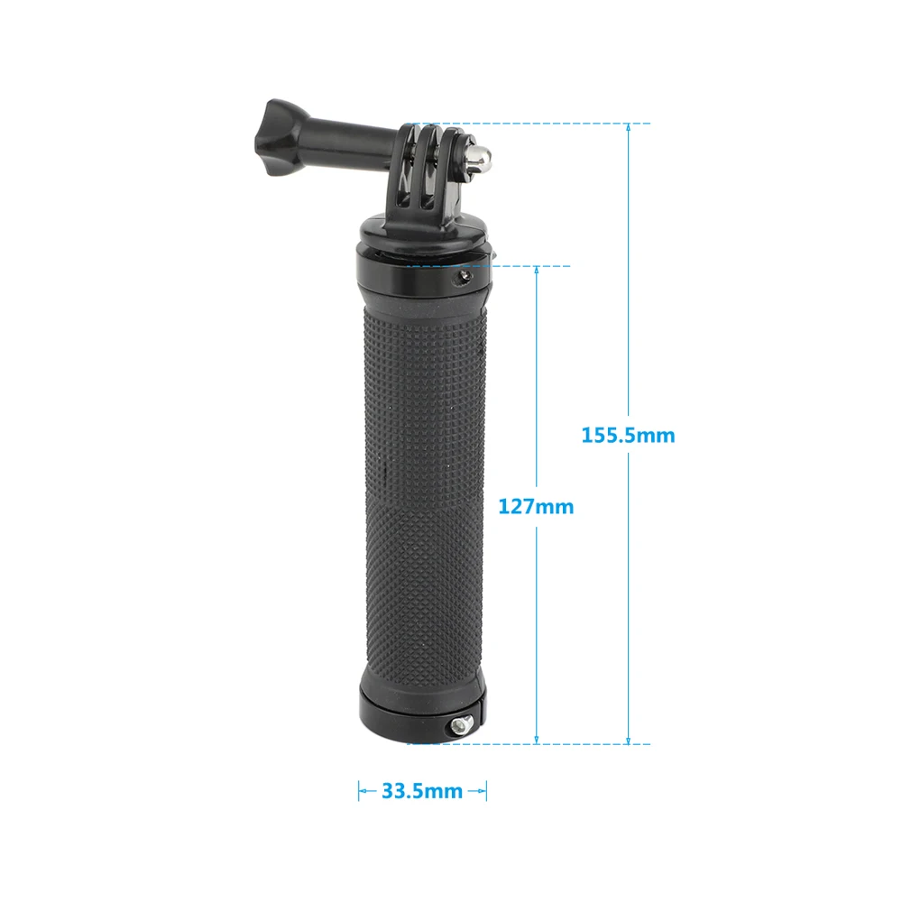 Impugnatura universale in gomma Kayulin con adattatore di supporto monopiede per fotocamera GoPr HD HERO 1 2 3 4