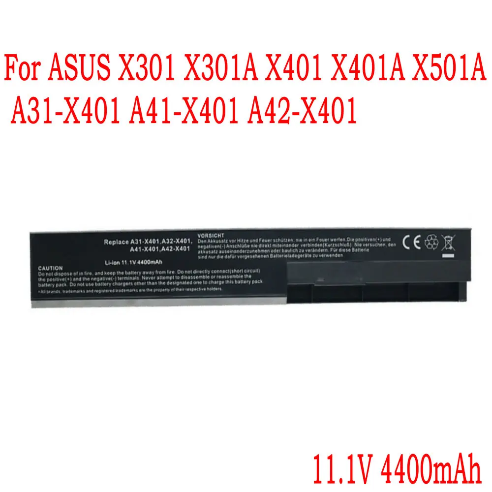 

High Quality A32-X401 A41-X401 Laptop Battery For Asus F301 F301A F301U F401A F501 F501A S301 S401 S501 X301 X401 X501