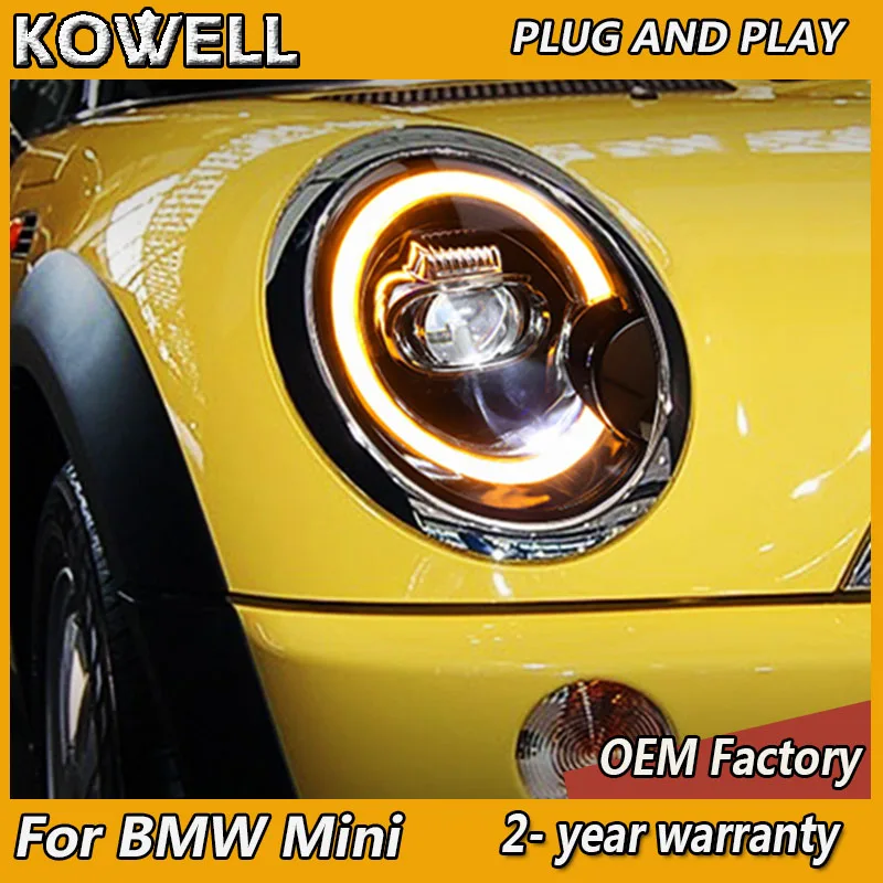 

BMW MINI R55 Headlight 2007-2013 MINI R56 Head Lights R57 R58 R59 Dynamic Turn Signal MINI R55 Front Light DRL Low High Beam