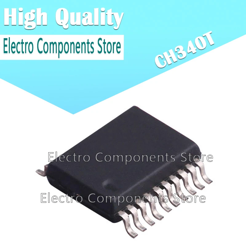 

10 шт./лот CH340T SMD SSOP20 USB-чип