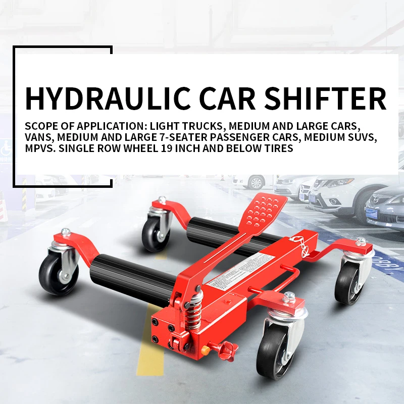 Car shifter Manual hydraulic shifter frame Portable parking shifter Wrecker hydraulic four-wheel lift trailer