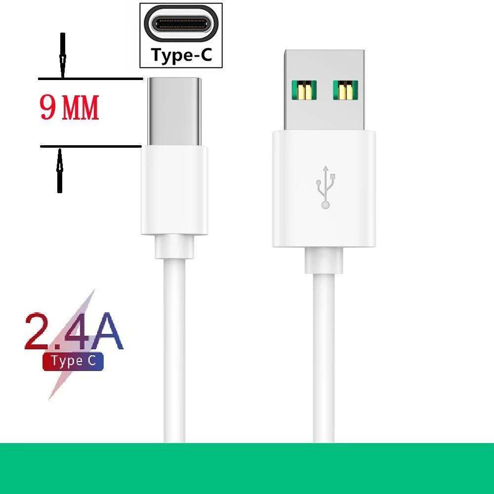 9mm Long Cable Usb-Type-c Fast Charging Cabel For Blackview Bv9700 Bv9600 BV6800 BV6100 Oukitel U25 U23 U18 Wp2 P10000 pro K10