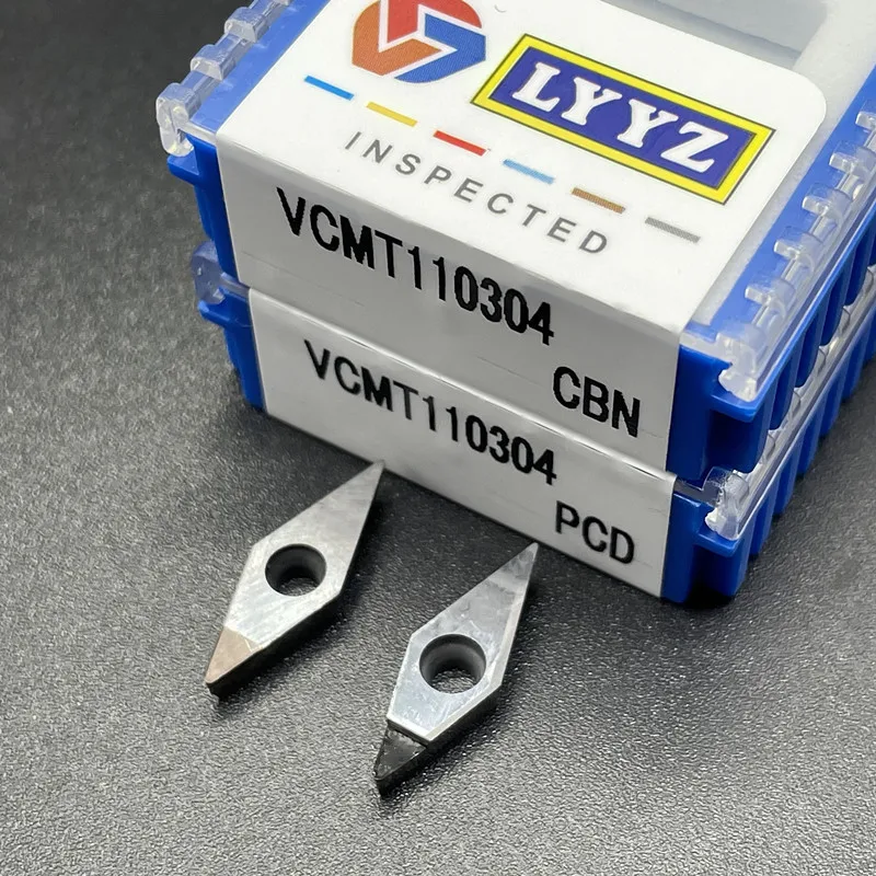 

VCMT VCGT110302 110304 110308 High quality diamond CNC carbide blade PCD CBD internal turning tool turning aluminum wood