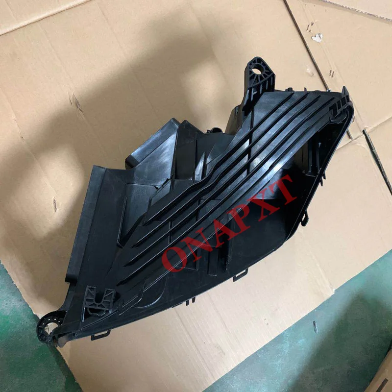 Front Headlight Cover Black Base For Benz GLC W253 X253  2016-2019 Rear Casing Headlight Back Housing Bottom Protection Shell