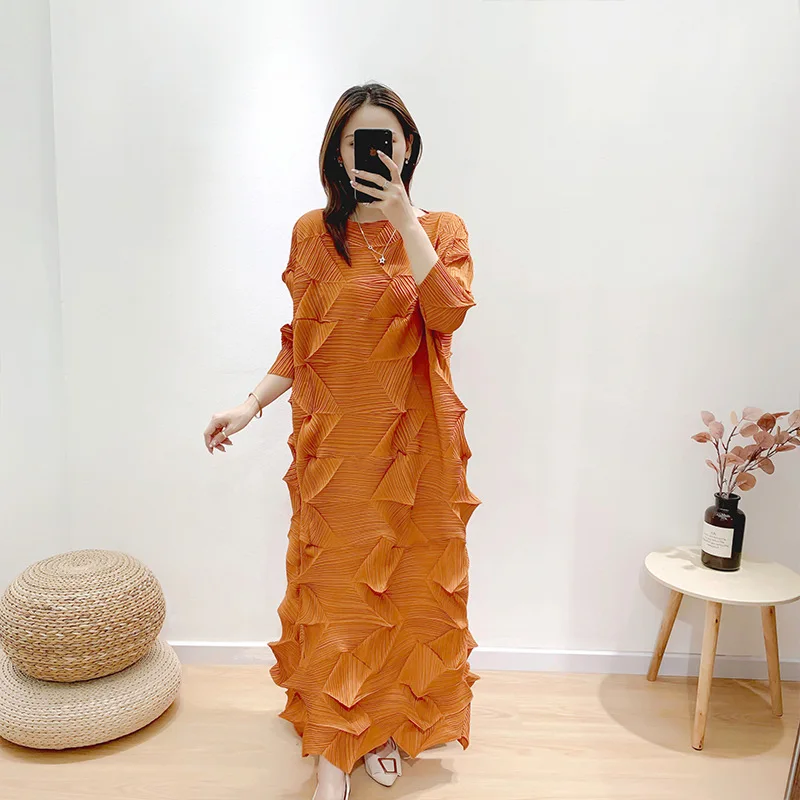 

Women Fashion New Popular Tidal New Fall 2020 New Diamond Pleated Dress