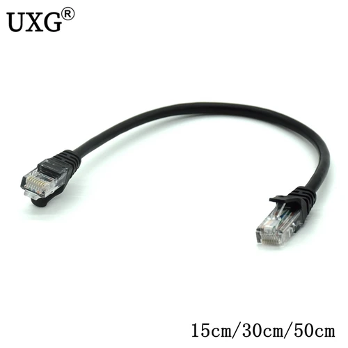 Imagen 1 del producto Cable de conexión redondo para enrutador de ordenador, conector RJ45, CAT6, Cat5, UTP, red Ethernet, Lan, 15cm, 30cm, 50cm