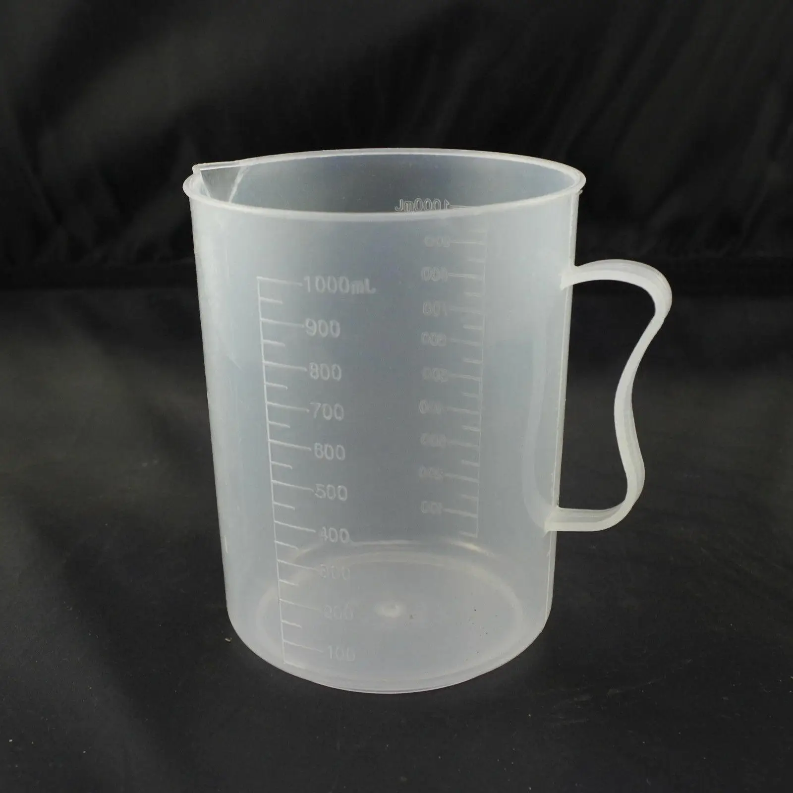 1000ml Material PP Messbecher Graduiert Labor Test Flüssigkeit Messen Werkzeug Lot